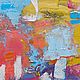 Картина "В настоящем моменте-2", 85 х 85 см,  абстракция. Картины. Andrey Visokinsky (art-positive). Ярмарка Мастеров.  Фото №10