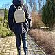 Рюкзак "Классика стёганый". Рюкзаки. Artishok bag. Ярмарка Мастеров.  Фото №6