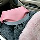 Заказать Розовый клатч розовая сумка пудрового цвета с деревом на ремне. СУМКИ  РИДИКЮЛИ  СОЛОХИ  ОБОДКИ. Ярмарка Мастеров. . Классическая сумка Фото №3