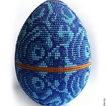Пасхальные яйца из бисера схемы плетения