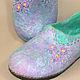 Felted Slippers Provence, Slippers, Miass,  Фото №1