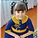 Платье крючком, вязаное платье, платье для девочки. . Pay_tinka 'Magic HandMade'. Ярмарка Мастеров.  Фото №6