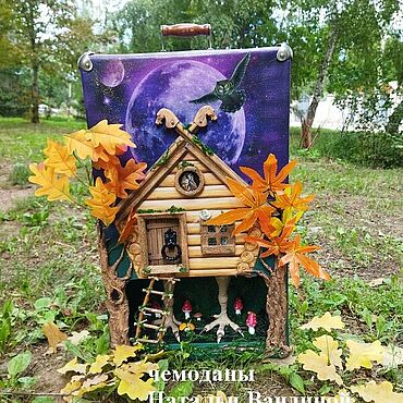 Куклы и игрушки ручной работы. Ярмарка Мастеров - ручная работа Избушка на курьих ножках. Handmade.