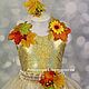 Suit autumn. Carnival costumes for children. Little Princess. My Livemaster. Фото №4