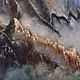 Mountain landscape 'Alps' oil painting 40h50 cm. Pictures. Kind paintings by Irina Belozerova. My Livemaster. Фото №4