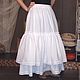 Lower long skirt decorated with embroidery. Skirts. Boho-Eklektika. Online shopping on My Livemaster.  Фото №2