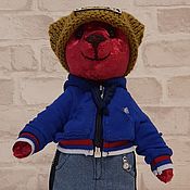 Куклы и игрушки handmade. Livemaster - original item Teddy Bears: Teddy bear. Rapper Timothy.. Handmade.