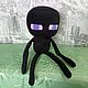  Эндермен. Мягкие игрушки. Катерина Клейменова (funny-toys-3). Ярмарка Мастеров.  Фото №5