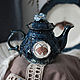 Керамический чайник с ручной росписью "Мотылёк", Чайники, Тверь,  Фото №1