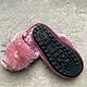 Children's slippers made of mouton pink. Footwear for childrens. Warm gift. Online shopping on My Livemaster.  Фото №2