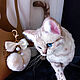 Игрушка кот. Снежный бенгальский котик. Мягкие игрушки. Игрушки ручной работы| Юлия Дынер. Ярмарка Мастеров.  Фото №6