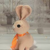 Куклы и игрушки handmade. Livemaster - original item Soft toy as a gift. Bunny for the new year. Knitted Bunny. Handmade.