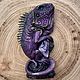 Заказать Игуана Ящерица - дракон Брошь с камнем iguana lizard. Skari-art. Ярмарка Мастеров. . Брошь-булавка Фото №3