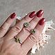 Кольцо "Звездопад Персеиды"-1. Хризолит, серебро. Кольца. Tatyana's Jewelry for the soul. Ярмарка Мастеров.  Фото №6
