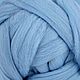 Плед из шерсти мериноса крупной вязки. Цвет городское небо. Пледы. WOOL Lab. Интернет-магазин Ярмарка Мастеров.  Фото №2