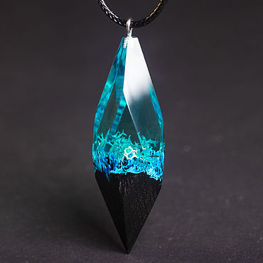 Украшения ручной работы. Ярмарка Мастеров - ручная работа Кулон "Undersea world" crystal. Handmade.