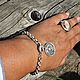 Chopard chain bracelet with Thistle pendant 925 silver. Chain bracelet. kot-bayun. My Livemaster. Фото №6