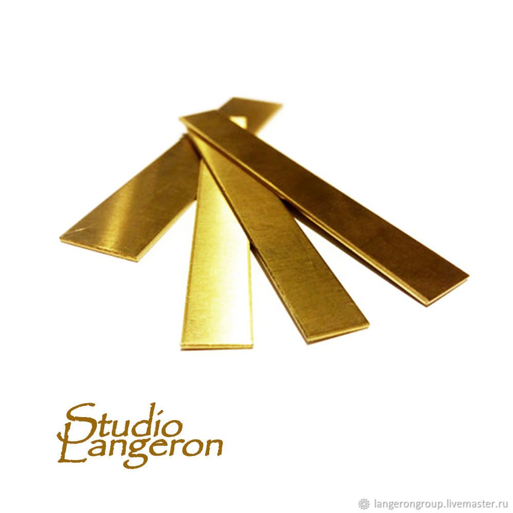 Желтое золото 585 пробы в пластинках купить в интернет-магазине ЯрмаркаМастеров по цене 4367.06 ₽ – L9ZSQRU