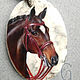 ' A horse on a white stone', Pendant, Moscow,  Фото №1