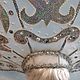 Кокошник "Снежный". Карнавальные головные уборы. Сказочный мир (yuliya-shardakova). Ярмарка Мастеров.  Фото №6