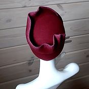 Шляпа женская "Розовая аквилегия"
