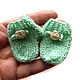 Doll mittens 5 cm knitted mint. Clothes for dolls. BarminaStudio (Marina)/Crochet (barmar). Online shopping on My Livemaster.  Фото №2