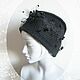 Copy of Copy of Copy of feminine cap with ear flaps .wool, knitted, felted. Caps. Театр Моды Фрейя. My Livemaster. Фото №4