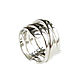 Order Silver Wide ring 'Trend' jewelry ring 2022. Irina Moro. Livemaster. . Rings Фото №3