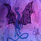 batik scarf 'Dragons - fairy'. Shawls1. Amarga SilkPainting. Online shopping on My Livemaster.  Фото №2