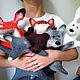Игрушки Бибабо Медведь Мышка Зайчик Волк Кошка, Мягкие игрушки, Астрахань,  Фото №1