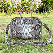 Сумки и аксессуары handmade. Livemaster - original item Sibilla Python leather bag. Handmade.