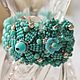 Bracelet of beads and rhinestones Turquoise. Bead bracelet. lawanda. Online shopping on My Livemaster.  Фото №2