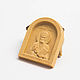 Pectoral icon of St. Nicholas the Wonderworker. Wearable icon. Spirit of tree. Online shopping on My Livemaster.  Фото №2