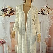 Одежда handmade. Livemaster - original item Knitted cardigan,summer,size ,50-54.. Handmade.