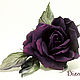 Brooch 'Naomi' rose.Flowers made of silk,fabric flowers. Flowers. Dizani. Online shopping on My Livemaster.  Фото №2
