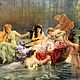 Заказать Винтаж: Редкая картина ''Cherubs at boat." автор Hans Zatzka. Мир Старины. Ярмарка Мастеров. . Картины винтажные Фото №3