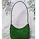 Женская кожаная сумка через плечо зеленая "Карамелька", Сумка через плечо, Санкт-Петербург,  Фото №1