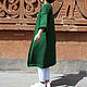 Long green cardigan with 3/4 sleeve. Cardigans. CUTE-KNIT by Nata Onipchenko. My Livemaster. Фото №5