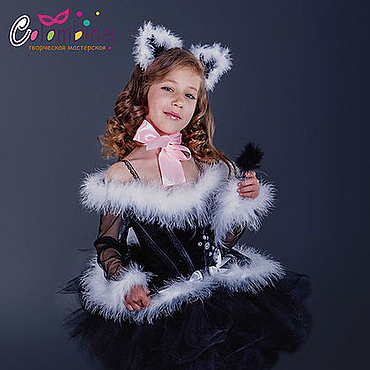 Карнавальный костюм Кошечка, рост 122-134 см, отзывы