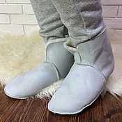 Обувь ручной работы handmade. Livemaster - original item Chuni made from natural Australian sheepskin skins. Handmade.