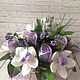 Floral arrangement of soap in lavender tones, Soap, Novokuznetsk,  Фото №1