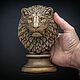 Sculpture Lion lion head Statuette Table Decor Art, Figurines, Vologda,  Фото №1