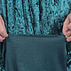 Костюм юбка и блузка бархатная изумрудная зеленая с кружевом. Костюмы. Дизайнерская одежда ручной работы. Ярмарка Мастеров.  Фото №6