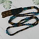 Sautoire made of beads and chrysocolla stones. Beads2. Magic box. My Livemaster. Фото №5