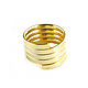Ring without stones wide 'Spiral' gold ring 4 turns. Phalanx ring. Irina Moro. My Livemaster. Фото №4