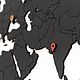 Puzzle world map True Puzzle Black 100 x 60 cm. Sculpture. mybestbox (Mybestbox). My Livemaster. Фото №6