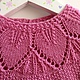 Платье Clara для новорожденной. Платья. Knitbyrimma. Ярмарка Мастеров.  Фото №4