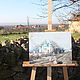 Oil painting landscape oil Painting Spring in sredneye. Oil painting Buy oil painting
