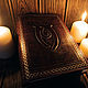 Skyrim Spell Volumes Leather diary with embossed and painted, Diaries, St. Petersburg,  Фото №1