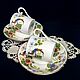 Винтаж: Старинный КОФЕЙНЫЙ  НАБОР  Melrose от Royal Worcester  Англия. Сервизы винтажные. Татьяна Rarcollection. Ярмарка Мастеров.  Фото №4